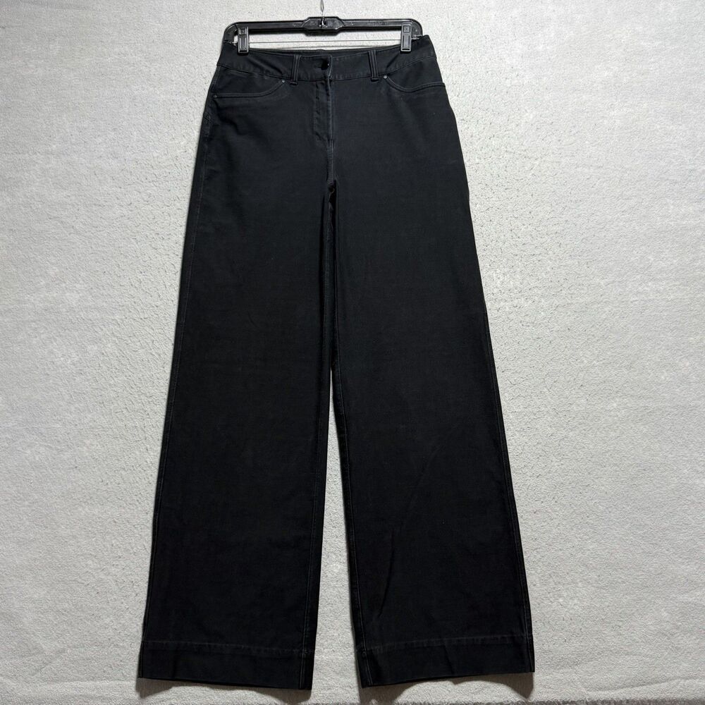 Lululemon City Sleek Trouser Women’s 27 Black 5 Pocket Wide-Leg Pant High Rise
